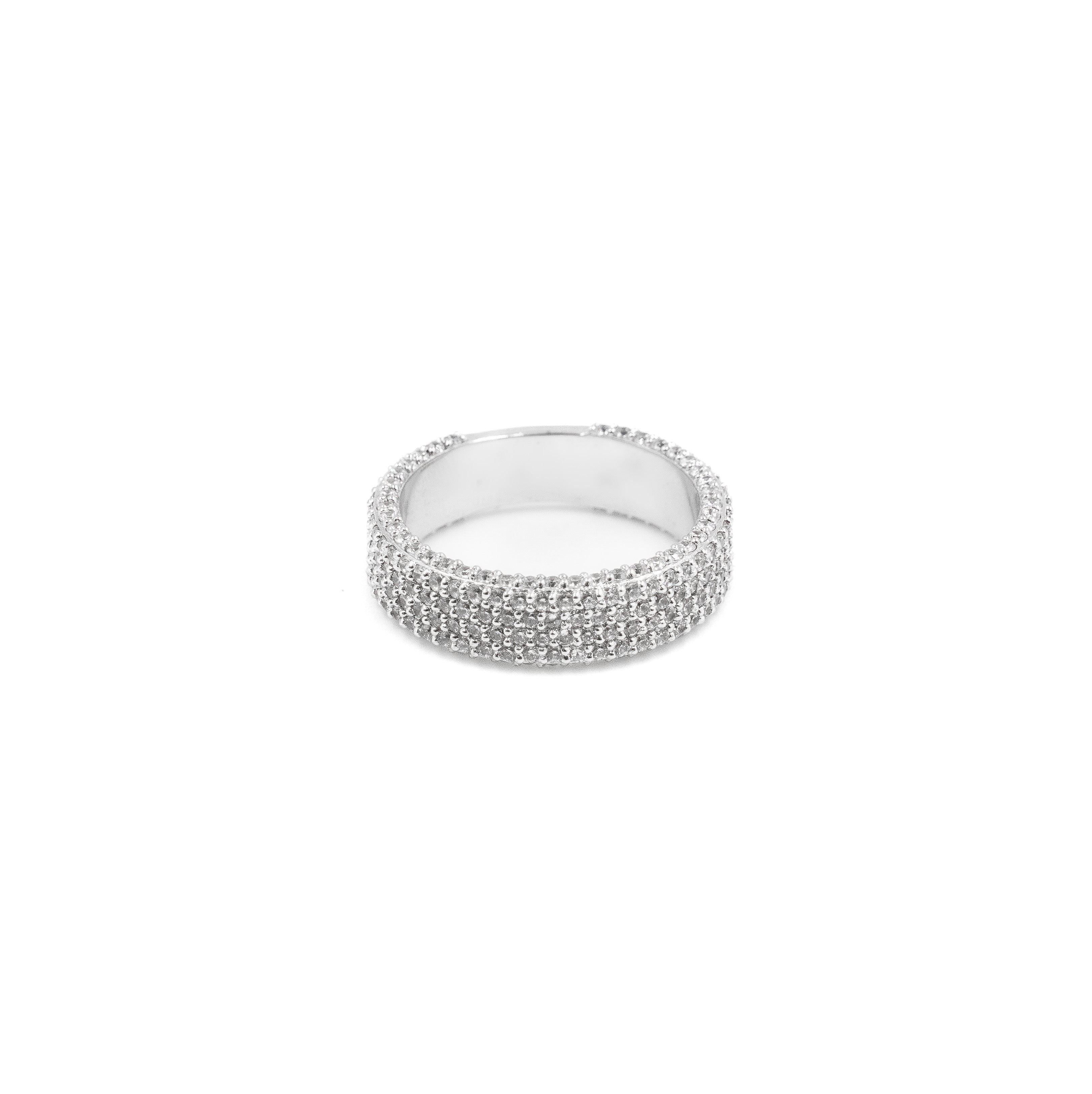 Four Row Diamond Band Ring 925 Silver
925 Silver Four Row Diamond Ring for Men and Women
Lab-Grown Diamond Four Row Band Ring
Four Row Hip Hop Diamond Ring in Silver
Four Row Diamond Band