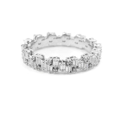 Stylish silver ring with baguette diamonds.
Men’s jewelry Irregular Baguette Ring in silver.
Women’s jewelry diamond Baguette Ring in 925 silver.
Lab-grown diamond Irregular Baguette Ring.
Ice jewelry baguette diamond ring in sterling silver.