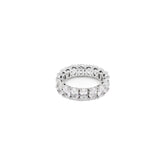 Oval Eternity Band in 925 silver jewelry with diamonds.
Close-up of fully adorned Oval Eternity Band in sterling silver.
Oval Diamond Eternity Band for unisex jewelry collections.
Elegant Oval Eternity Band with lab-grown diamonds.