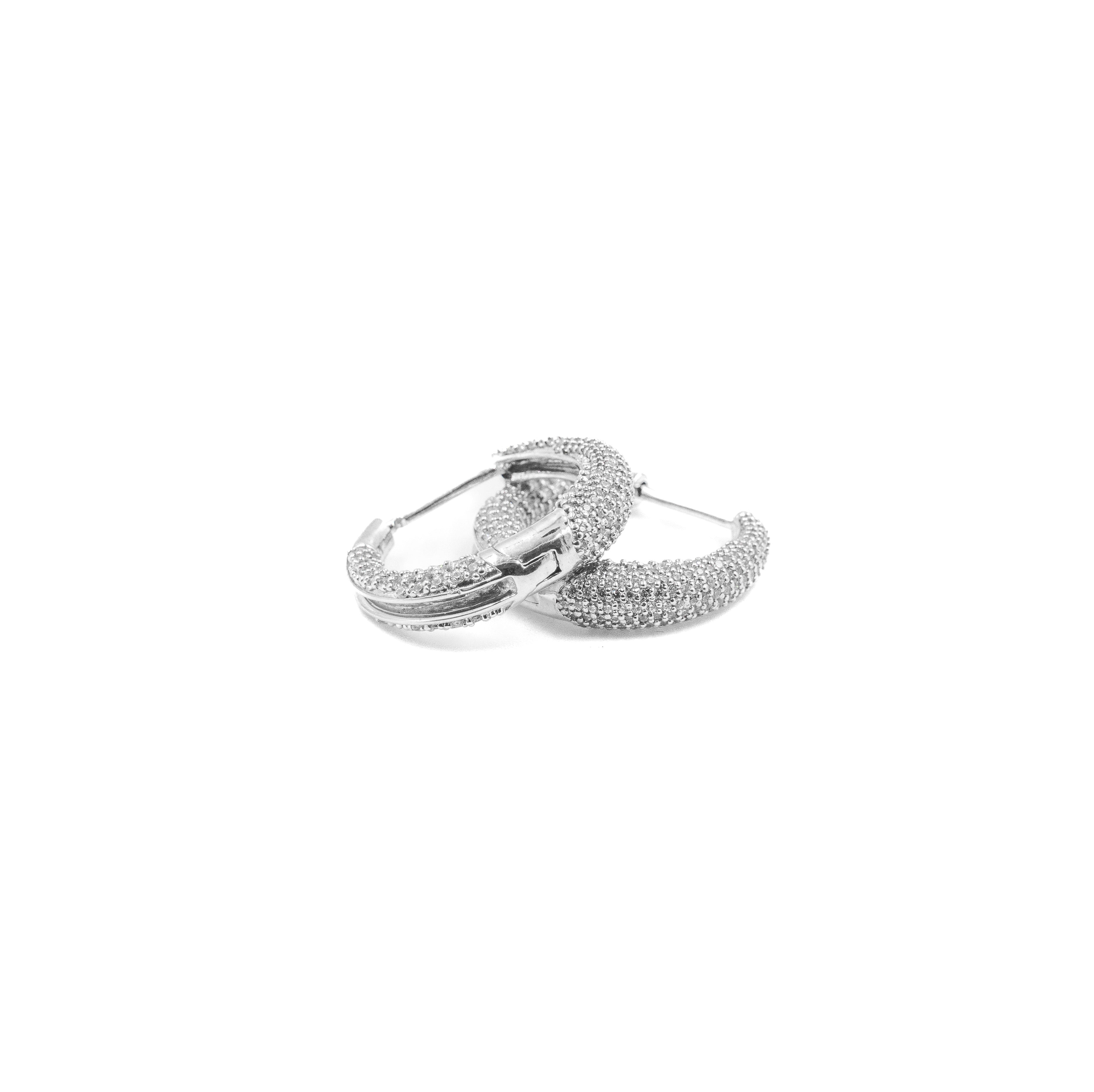 Round Hoop Earrings