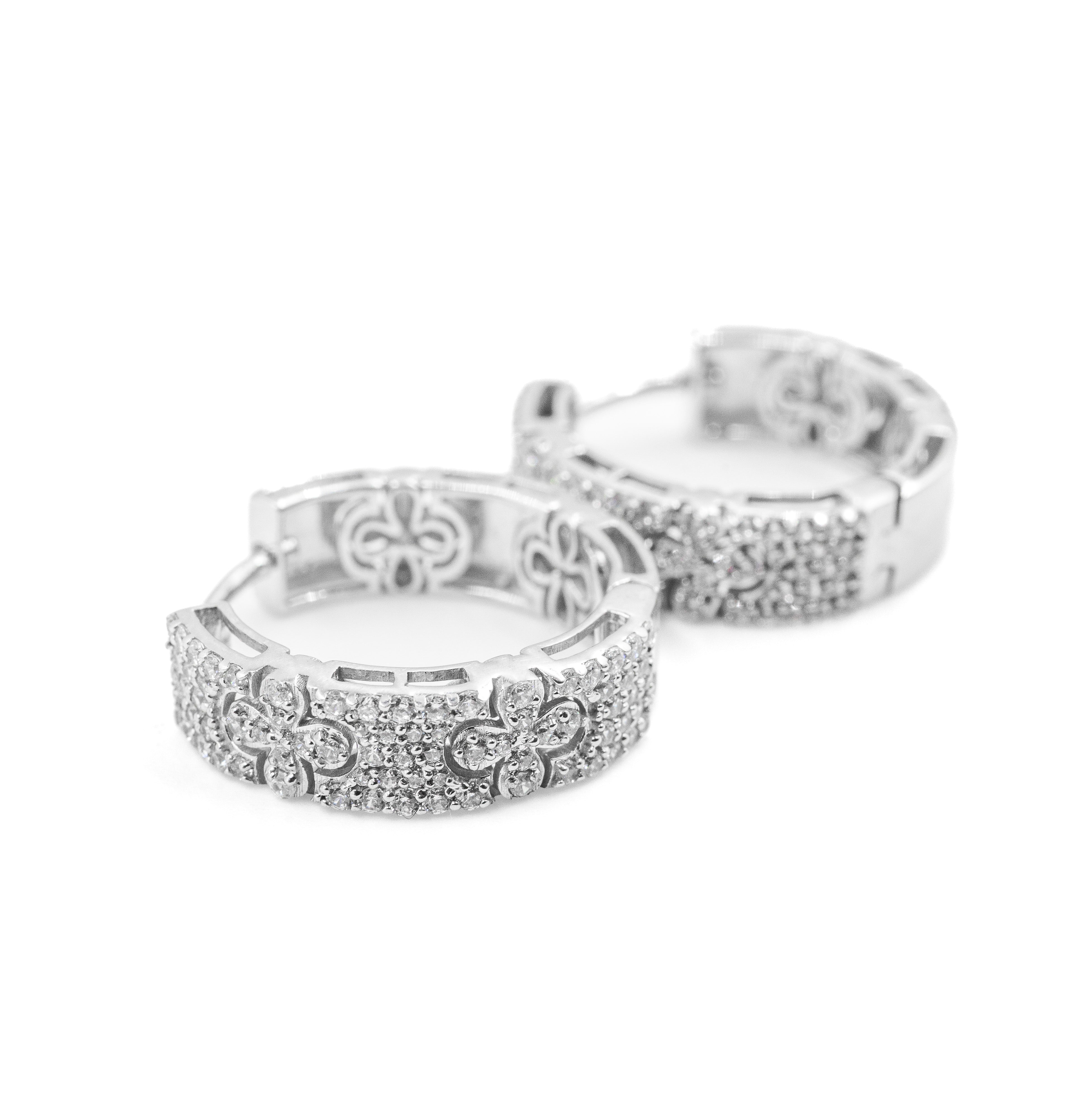 Paved Earrings
