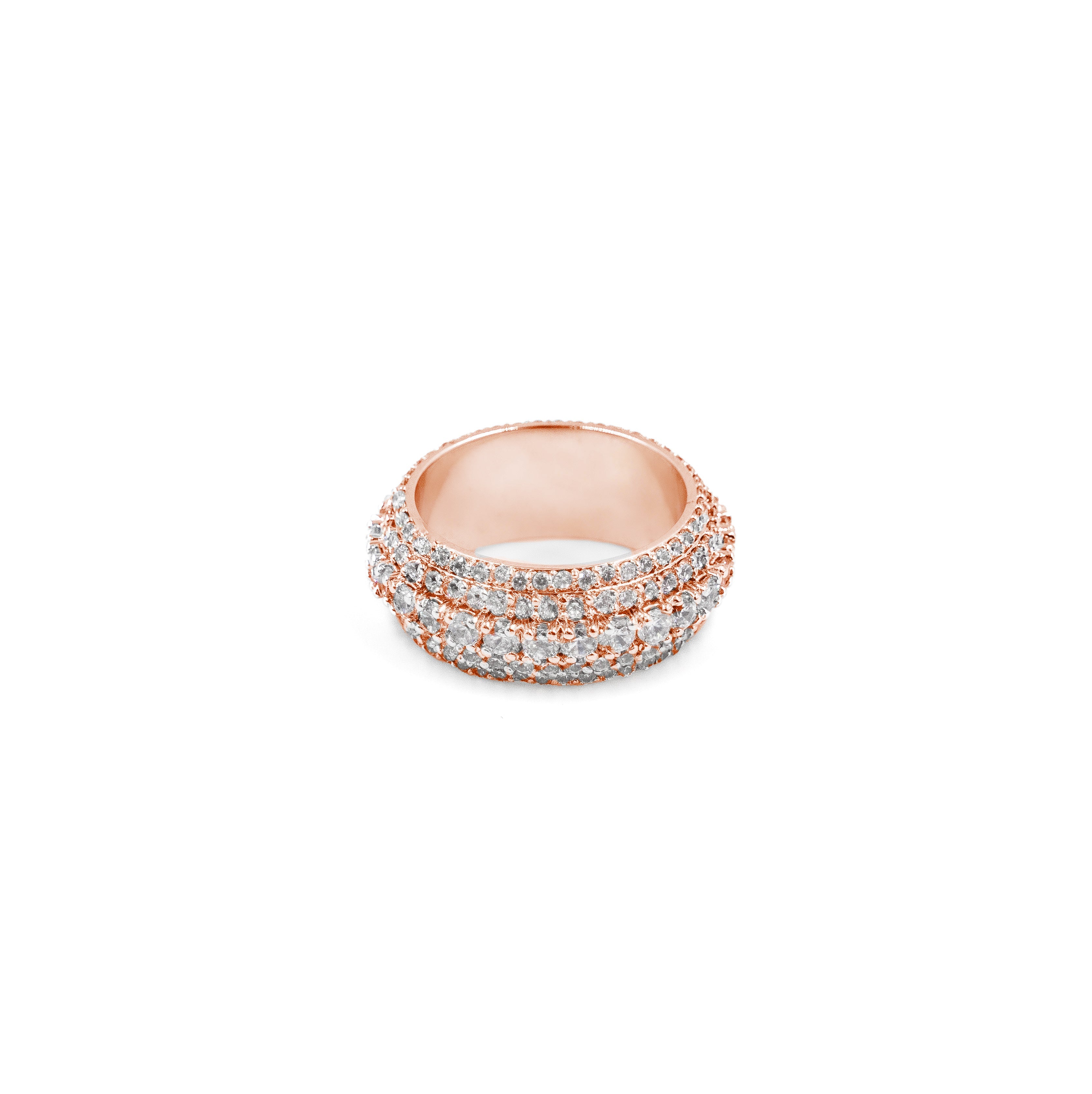 Five Row Round Diamond Band in 925 Silver
Graded Diamond Band for Men & Women
925 Silver Five Row Round Band with Lab-Grown Diamond
Ice Out Five Row Diamond Round Band with Cubic Zirconia
Five Row Round Band