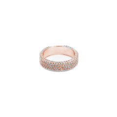 Four Row Diamond Band Ring 925 Silver 925 
Silver Four Row Diamond Ring for Men and Women 
Lab-Grown Diamond Four Row Band Ring 
Four Row Hip Hop Diamond Ring in Silver 
Four Row Diamond Band