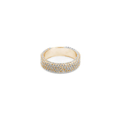 Four Row Diamond Band Ring 925 Silver 925 
Silver Four Row Diamond Ring for Men and Women 
Lab-Grown Diamond Four Row Band Ring 
Four Row Hip Hop Diamond Ring in Silver 
Four Row Diamond Band