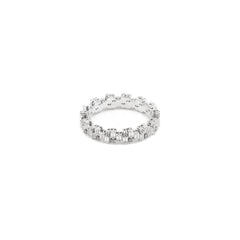 Irregular Baguette Ring in 925 silver with diamonds.
Close-up of asymmetrical baguette-cut diamond ring.
Sterling silver Irregular Baguette Ring for men and women.
Unique Baguette Diamond Ring in lab-grown diamonds.
Hip hop jewelry ring with asymmetrical diamonds.