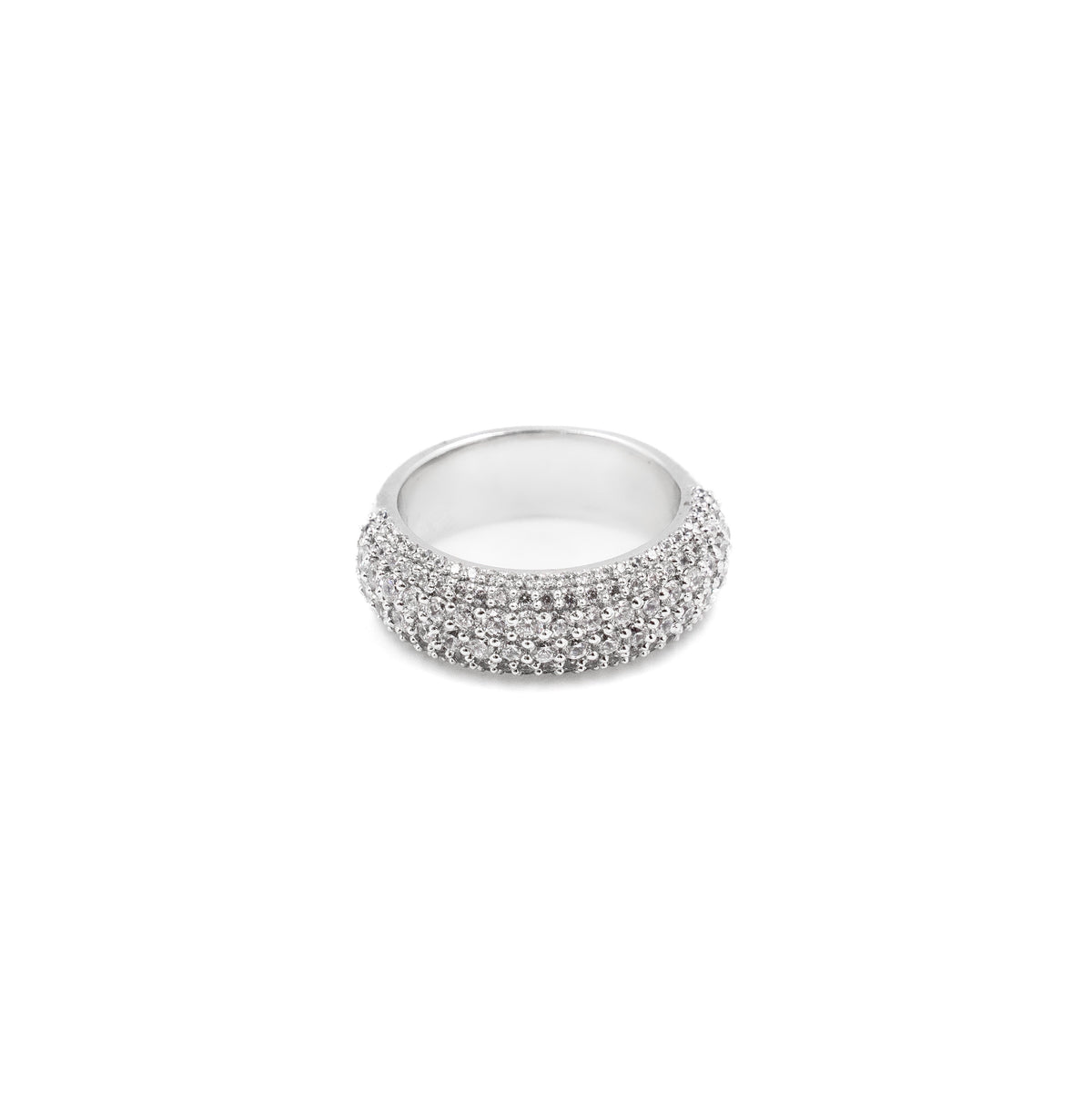 Four Row Diamond Ring