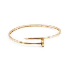 Nailed Silver Bracelet