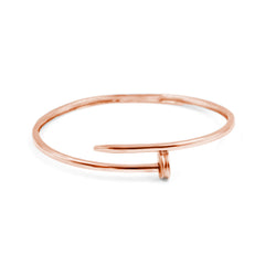 Nailed Silver Bracelet